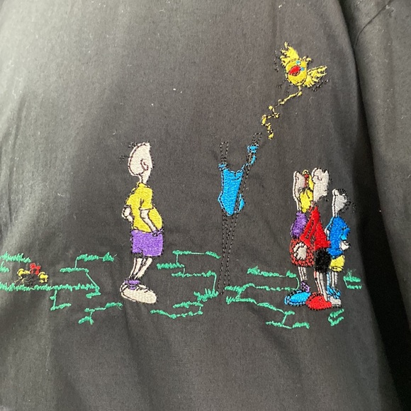 Natural Issue By Feldini Embroidered Lon Sleeve Shirt - Picture 8 of 9